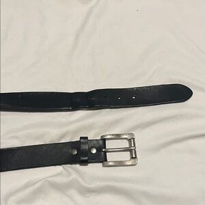 Bill Adler mens black leather belt